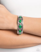 Load image into Gallery viewer, Stony Surprise - Green Bracelet
