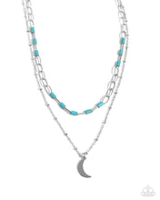 Load image into Gallery viewer, Lunar Lucidity - Blue (Turquoise) Necklace
