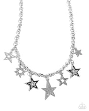 Load image into Gallery viewer, Starstruck Sentiment - Black (Star) Necklace
