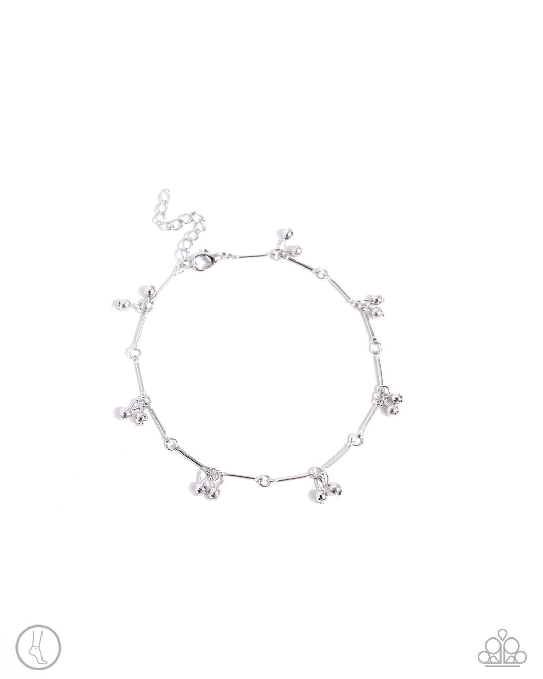 A SMILE A Minute - Silver Anklet