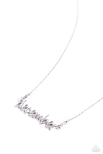 Load image into Gallery viewer, Birth Month Bling - December - Silver Necklace
