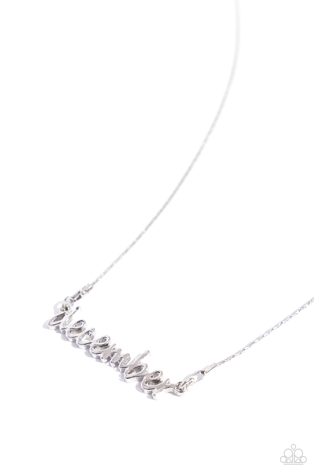 Birth Month Bling - December - Silver Necklace