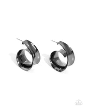 Load image into Gallery viewer, Curly Cadence - Black (Gunmetal) Earring
