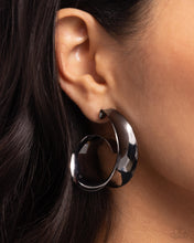 Load image into Gallery viewer, Curly Cadence - Black (Gunmetal) Earring
