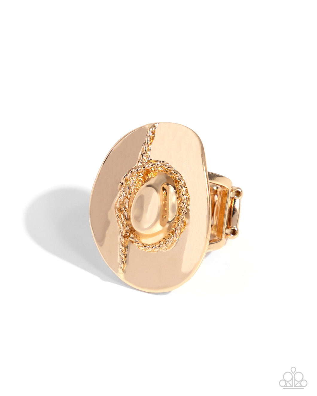 Broach Break - Gold (Cowboy Hat) Ring