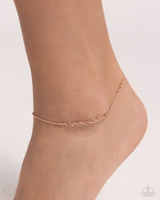 Load image into Gallery viewer, Satellite Shimmer - Rose Gold (Heart) Anklet
