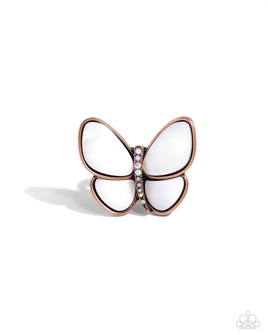 Aerial Admiration - Copper Butterfly Ring