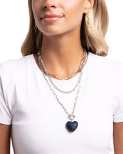 Load image into Gallery viewer, HEART Gallery - Blue (Heart) Necklace
