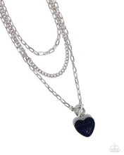 Load image into Gallery viewer, HEART Gallery - Blue (Heart) Necklace
