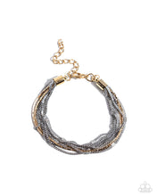 Load image into Gallery viewer, Delicate Darling - Multi (Silver and Gold Chain) Bracelet
