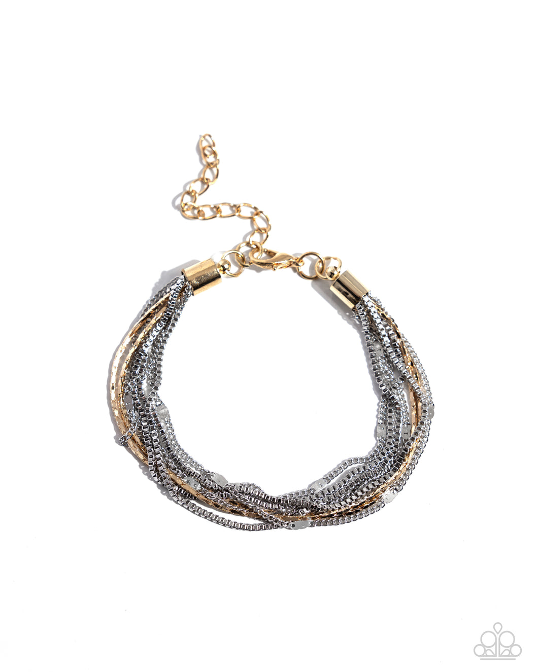 Delicate Darling - Multi (Silver and Gold Chain) Bracelet