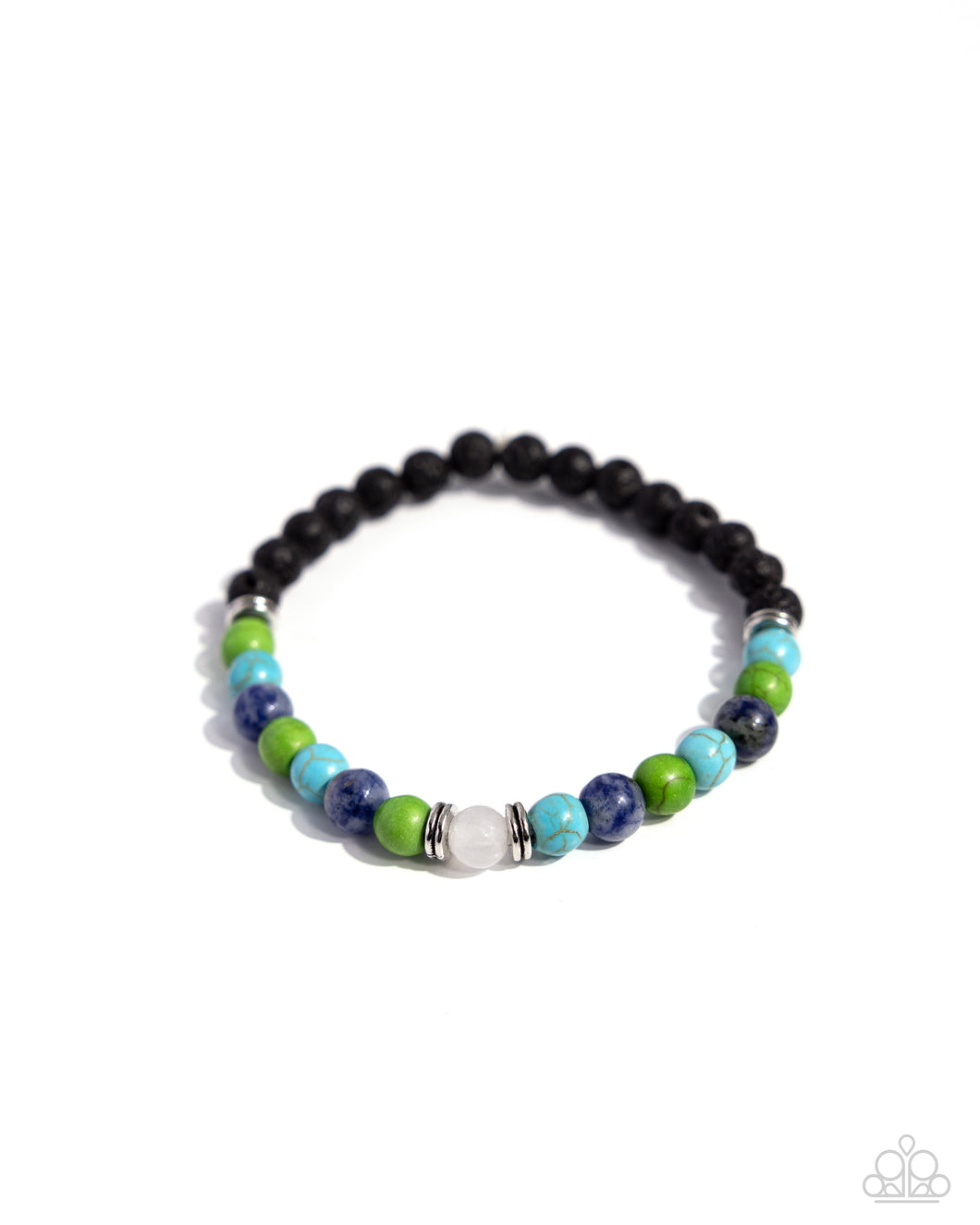 LAVA Will Find a Way - Blue (Black Lava) Bracelet