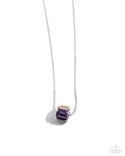 Load image into Gallery viewer, Warden Wheel - Purple (Emerald-Cut) Necklace
