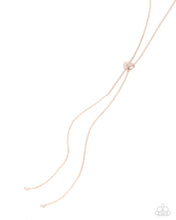 Load image into Gallery viewer, Raised Rose - Rose Gold (Heart) Necklace
