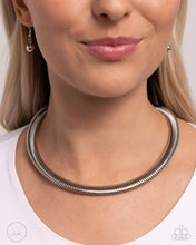 Load image into Gallery viewer, Choker Of The Century - Silver Choker Necklace
