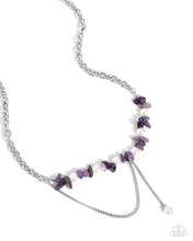 Load image into Gallery viewer, Nostalgically Noble - Purple Necklace
