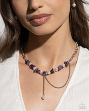 Load image into Gallery viewer, Nostalgically Noble - Purple Necklace
