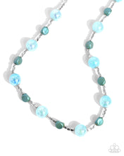 Load image into Gallery viewer, Malibu Makeover - Blue (Iridescent) Necklace
