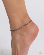 Load image into Gallery viewer, Linked Legacy - Black (Gunmeta) Anklet
