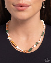 Load image into Gallery viewer, Beachy Beginner - Green Necklace
