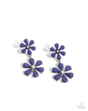 Load image into Gallery viewer, A Blast of Blossoms - Blue Post Earring
