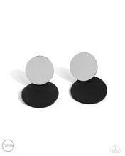 Load image into Gallery viewer, Leather Leader - Black Clip-On Earring
