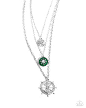 Load image into Gallery viewer, Anchor Arrangement - Green Necklace
