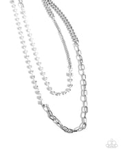 Load image into Gallery viewer, Boxy Brillance - White Necklace

