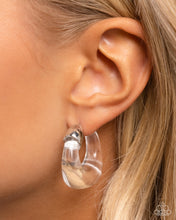 Load image into Gallery viewer, Clear Charm - White (Transparent) Earring
