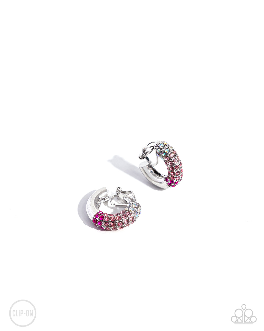 Ombré Observer - Pink (Clip-On) Earring