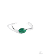 Load image into Gallery viewer, Striped Sensation - Green Bracelet
