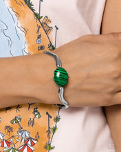 Load image into Gallery viewer, Striped Sensation - Green Bracelet
