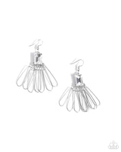 Load image into Gallery viewer, Factory Flair - White (Emerald-Cut Gem) Earring
