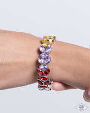 Load image into Gallery viewer, Gilded Gardens - Multi (Marquise Multicolored Rhinestone) Bracelet
