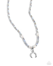 Load image into Gallery viewer, Trendy Trenchant - Silver (Crescent Moon Charm) Necklace
