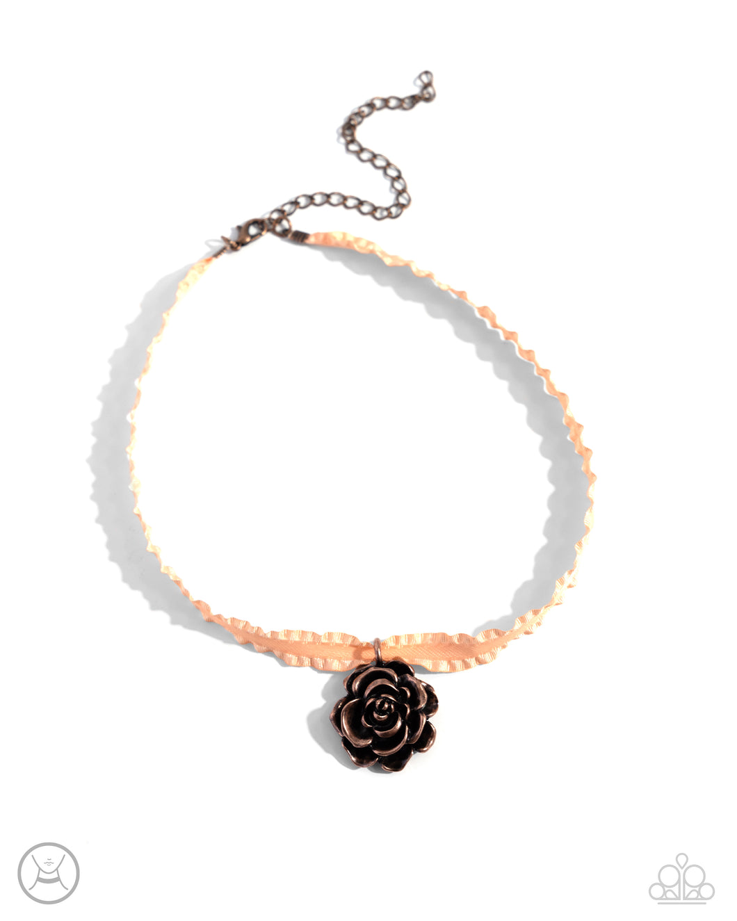 Seize the Spring - Copper (Peachy Ribbon) Necklace