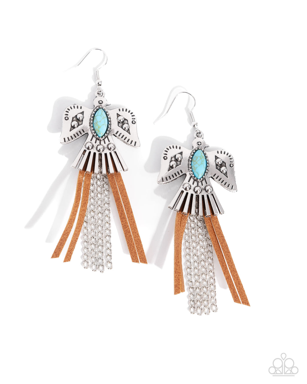 Southwestern Selfie - Blue (Turquoise) Earring