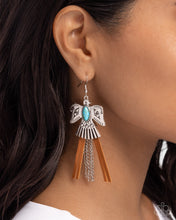 Load image into Gallery viewer, Southwestern Selfie - Blue (Turquoise) Earring
