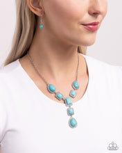 Load image into Gallery viewer, Defaced Deal - Blue (Turquoise) Necklace
