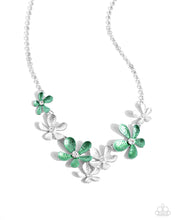 Load image into Gallery viewer, Reflective Rundown - Green Necklace
