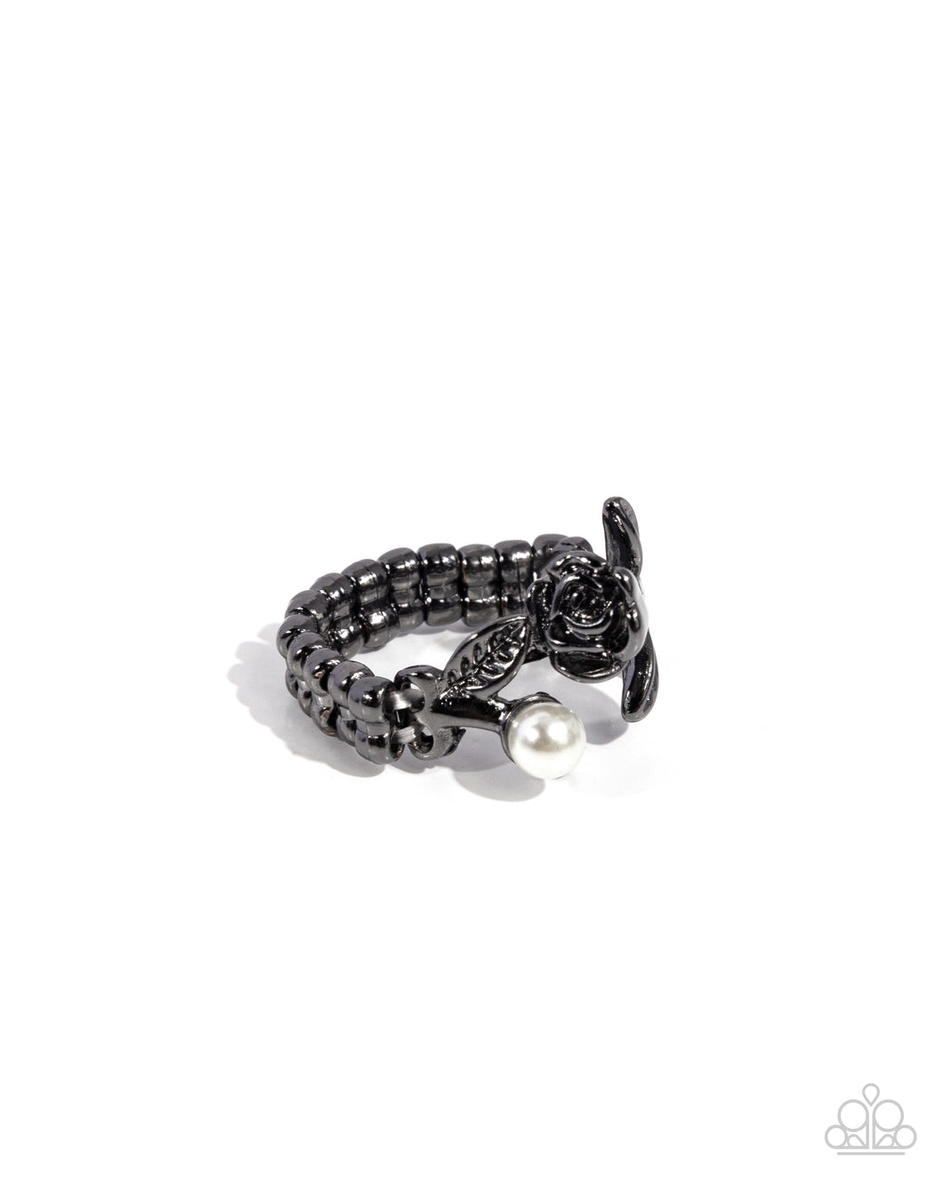 Princess Pairing - Black (Gunmetal) Ring