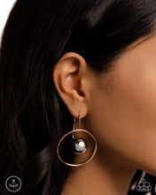 Load image into Gallery viewer, Boldly Balanced - Multi (Silver Bead and Gold Hoop) Earring
