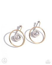 Load image into Gallery viewer, Boldly Balanced - Multi (Silver Bead and Gold Hoop) Earring
