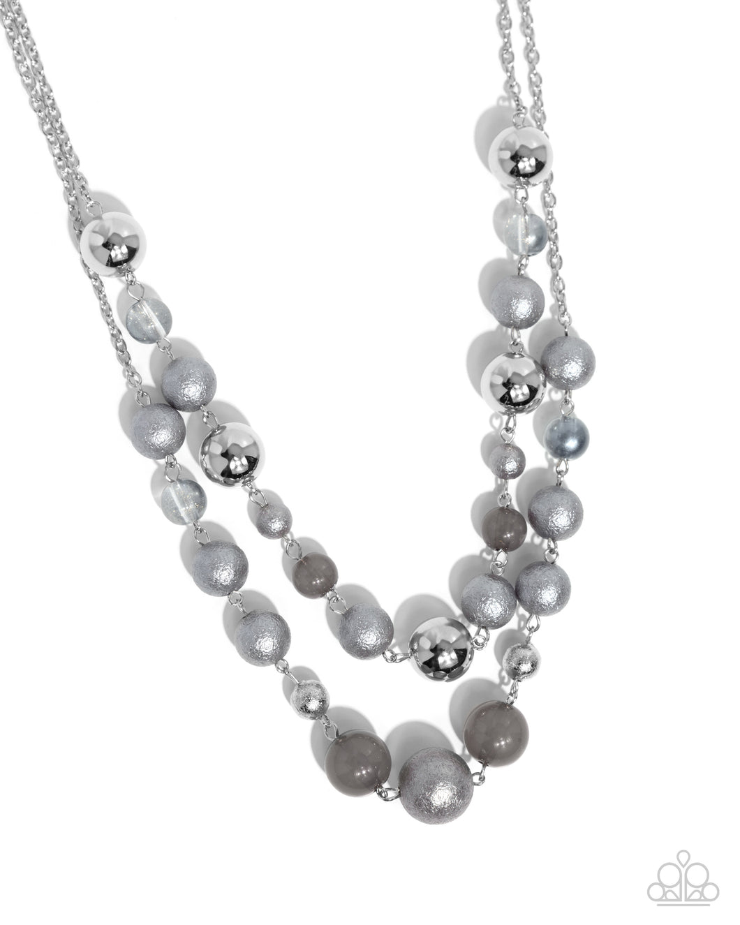 Beaded Benefit - Silver (Bead) Necklace