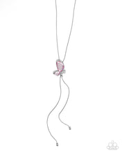 Load image into Gallery viewer, Focused Flutter - Pink (Butterfly) Necklace

