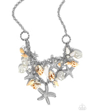 Load image into Gallery viewer, Seashell Shanty - White (Starfish/Seashell/Pearl) Necklace
