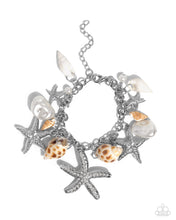 Load image into Gallery viewer, Seashell Song - White (Starfish/Seashell/Pearl) Bracelet

