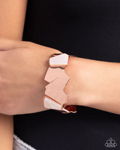 Load image into Gallery viewer, Mismatched Marvel - Shiny Copper Bracelet
