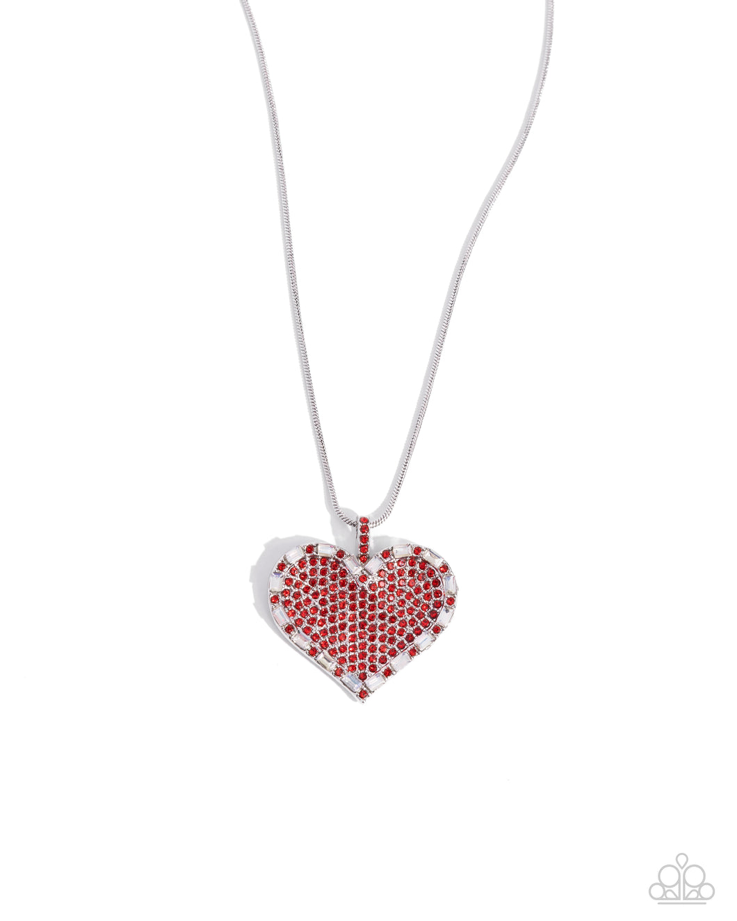 Affectionate Advance - Red (Heart) Necklace