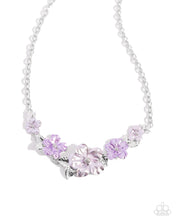 Load image into Gallery viewer, Bouquet Brilliance - Purple Necklace
